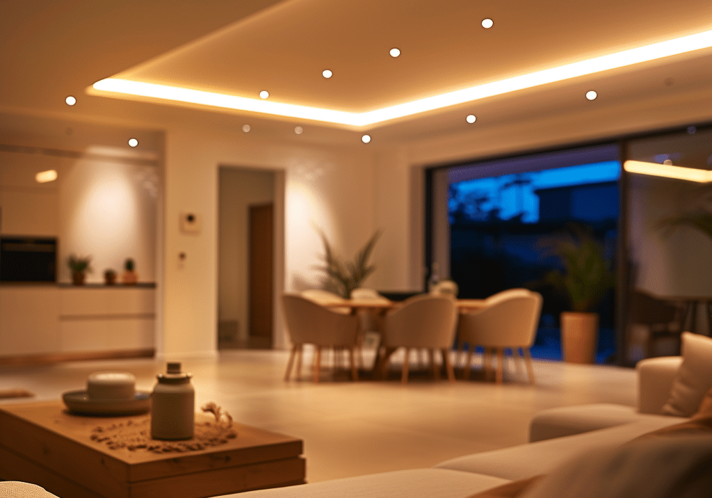 indoor lighting installation